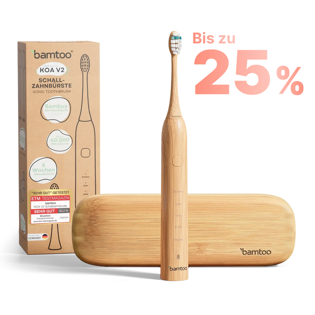 Nachhaltige Schallzahnbürste