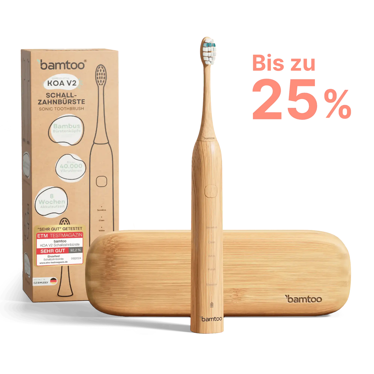 Nachhaltige Schallzahnbürste