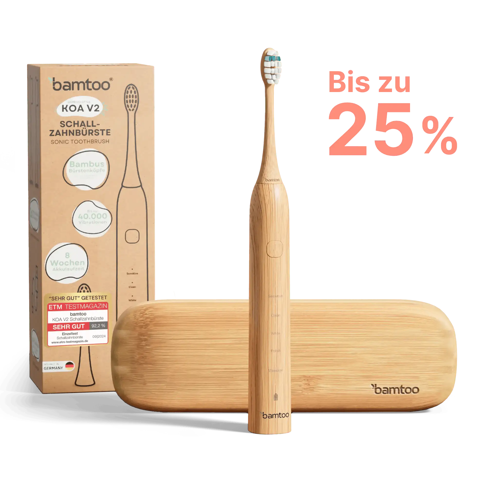 Nachhaltige Schallzahnbürste