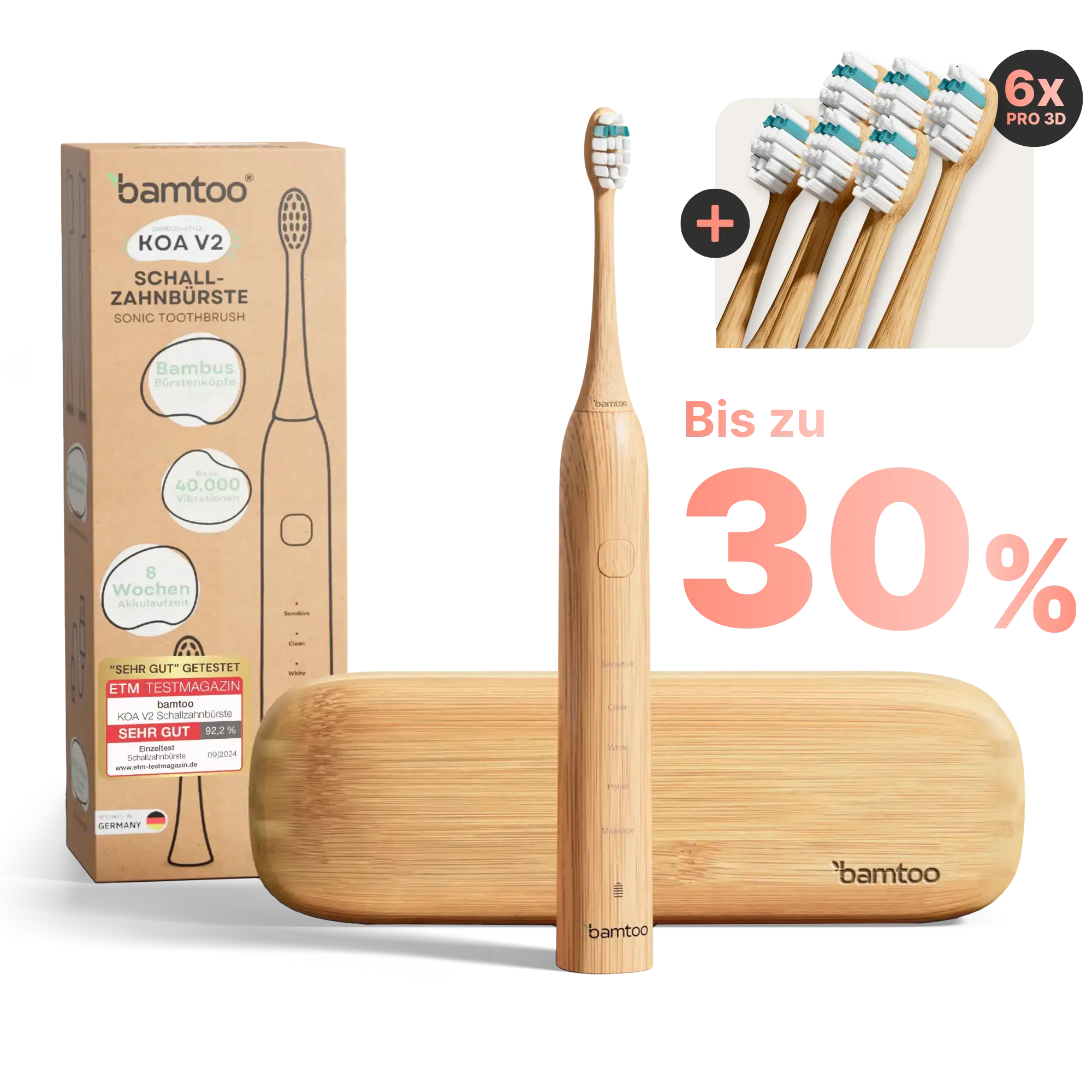 Nachhaltige Schallzahnbürste - Black Week Bundle