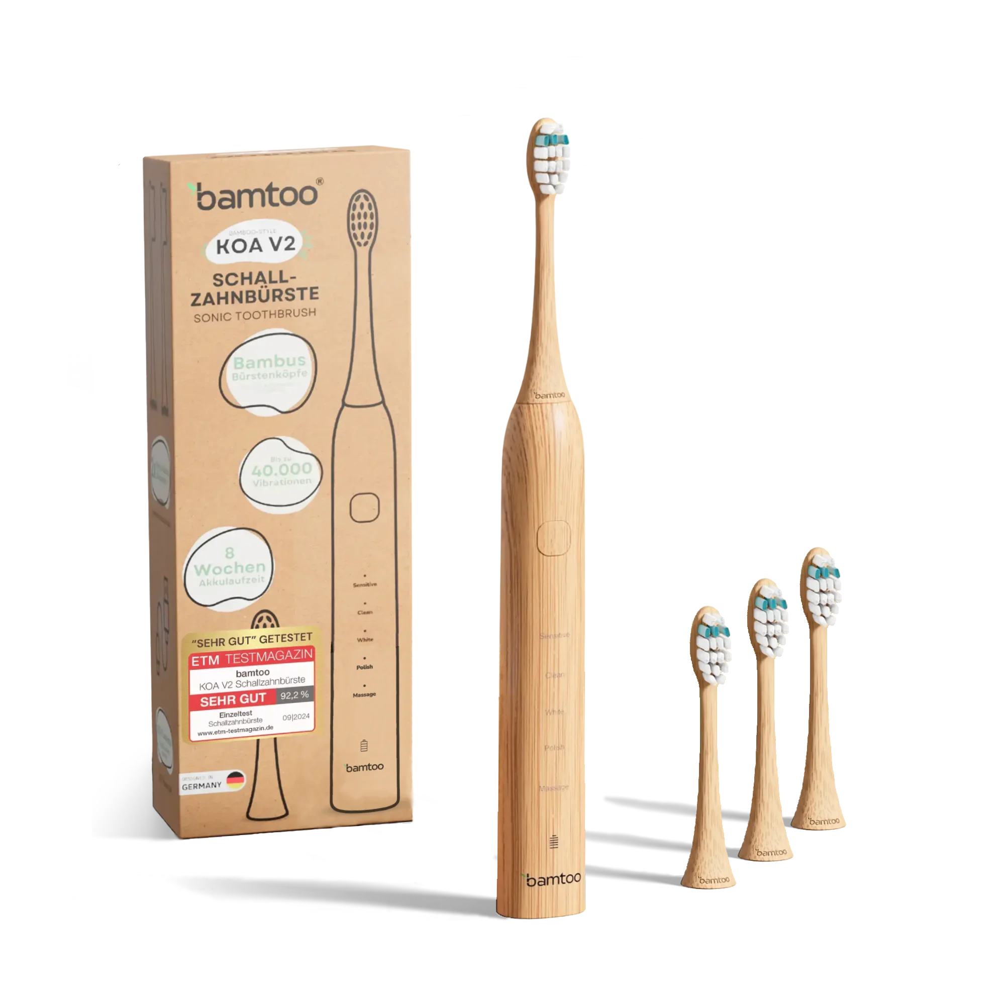 Nachhaltige Schallzahnbürste - Pro 3D Set