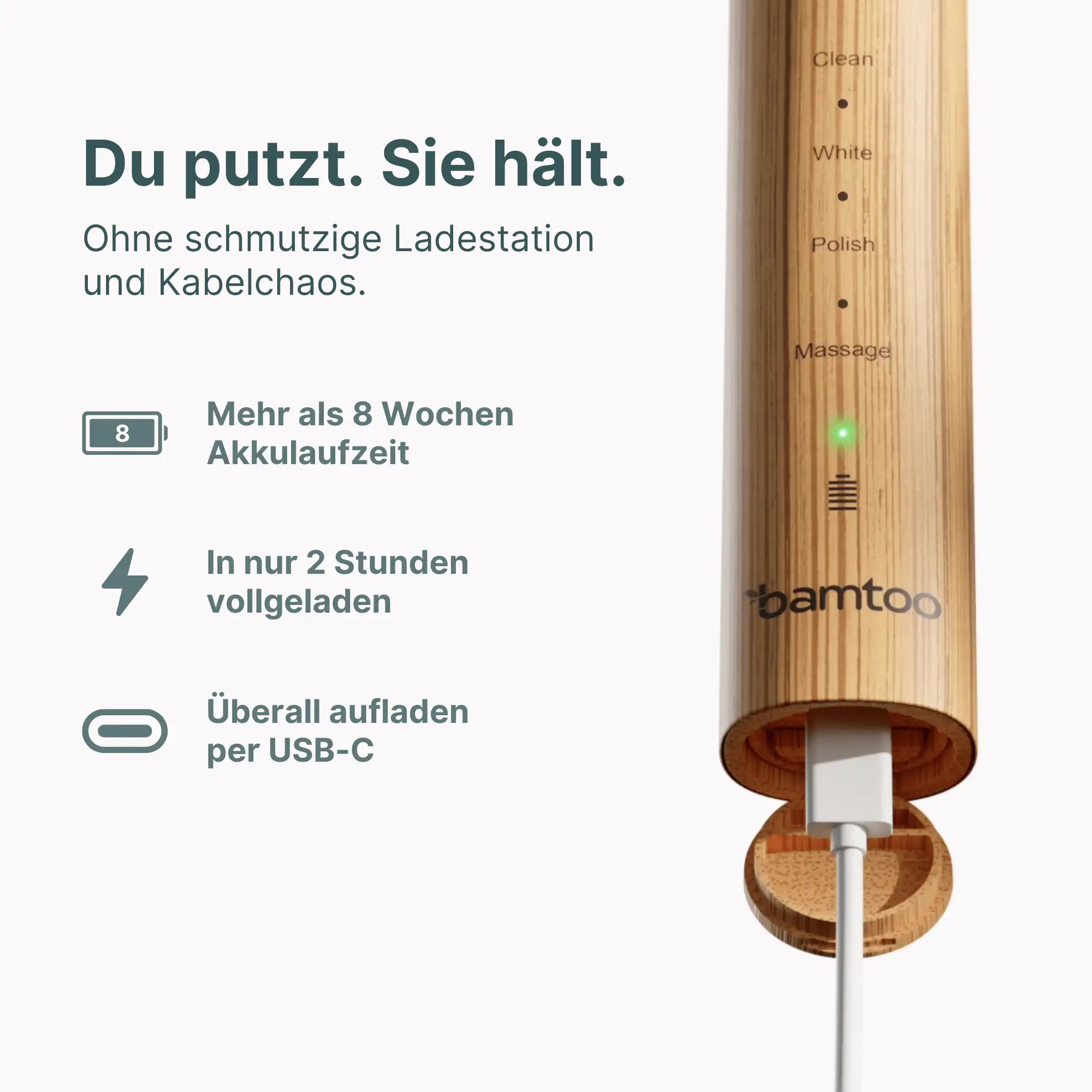 Nachhaltige Schallzahnbürste - Angebot