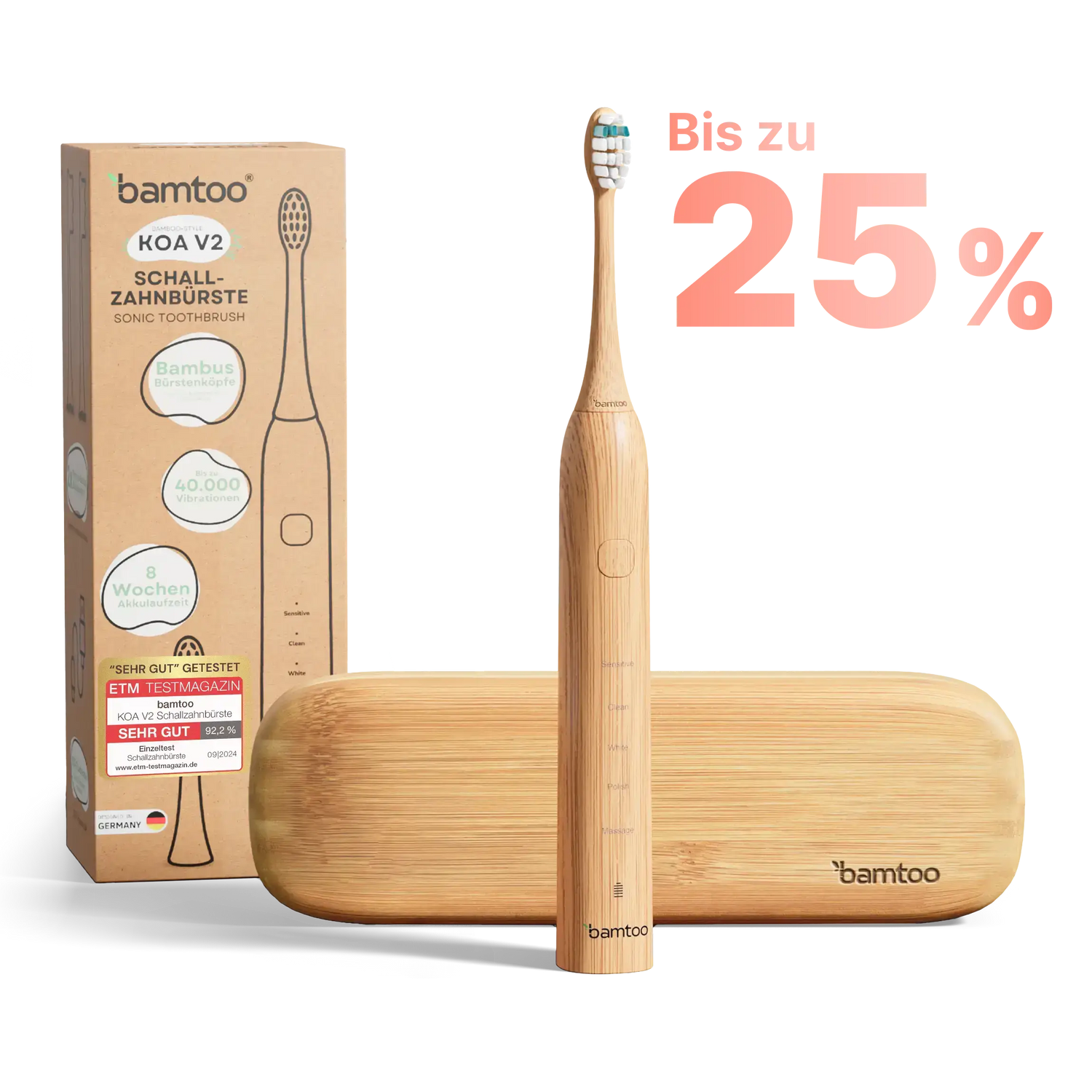 Nachhaltige Schallzahnbürste