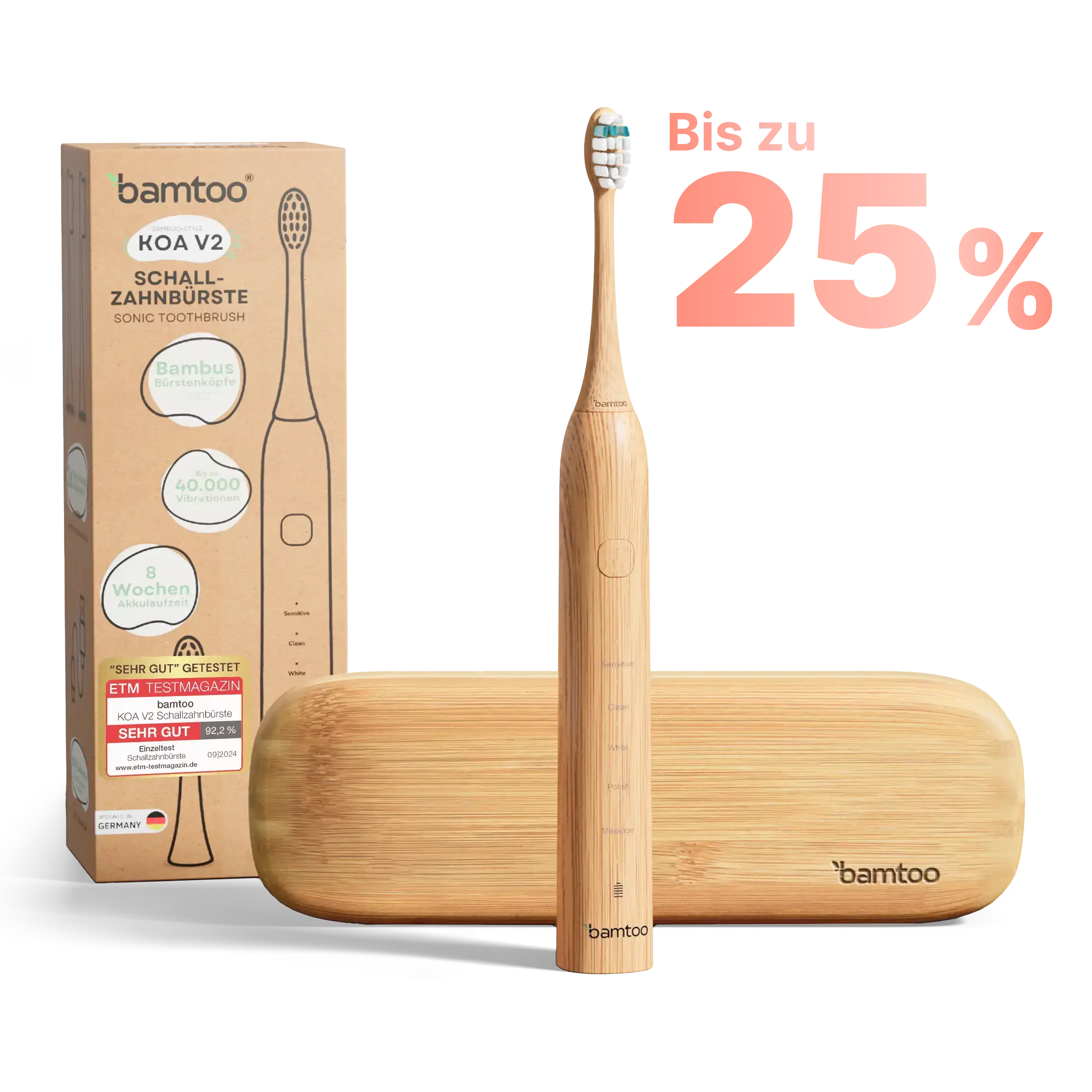 Nachhaltige Schallzahnbürste