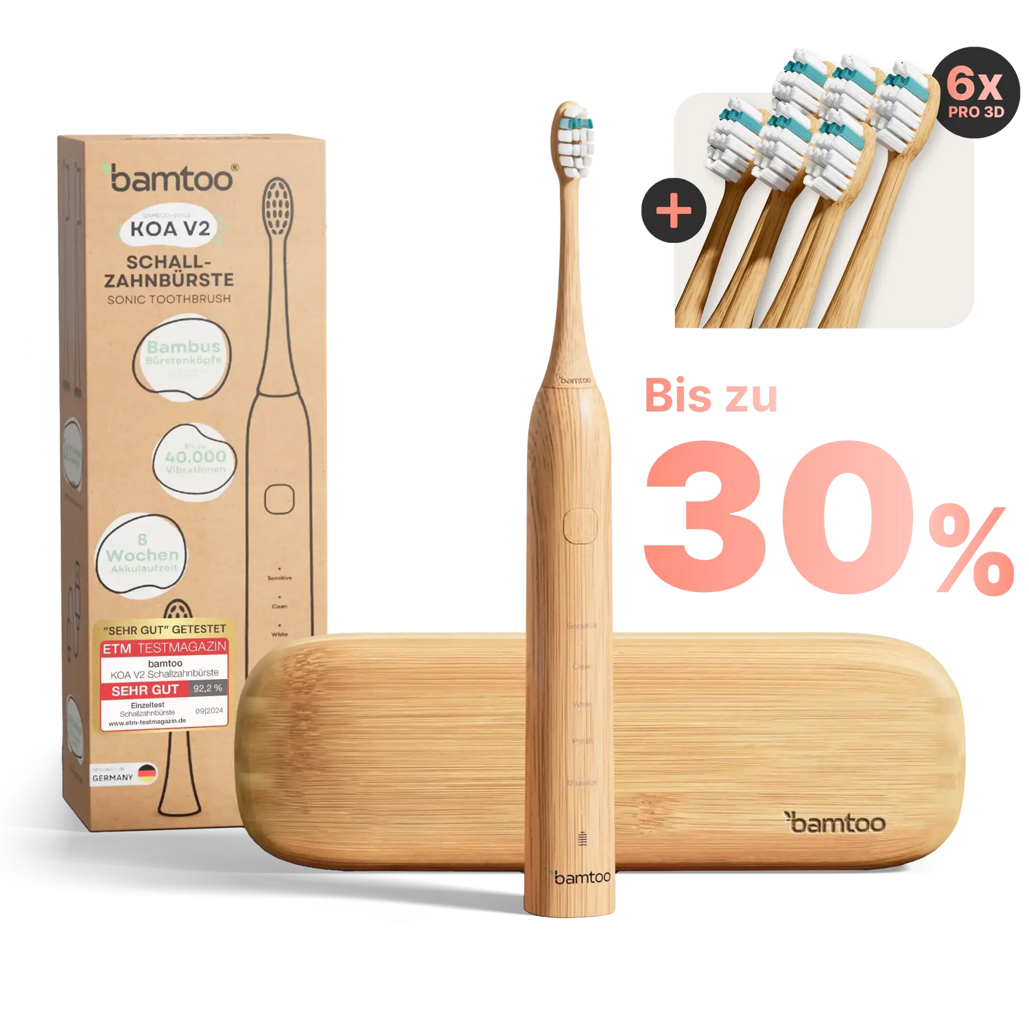 Nachhaltige Schallzahnbürste - Black Week Bundle
