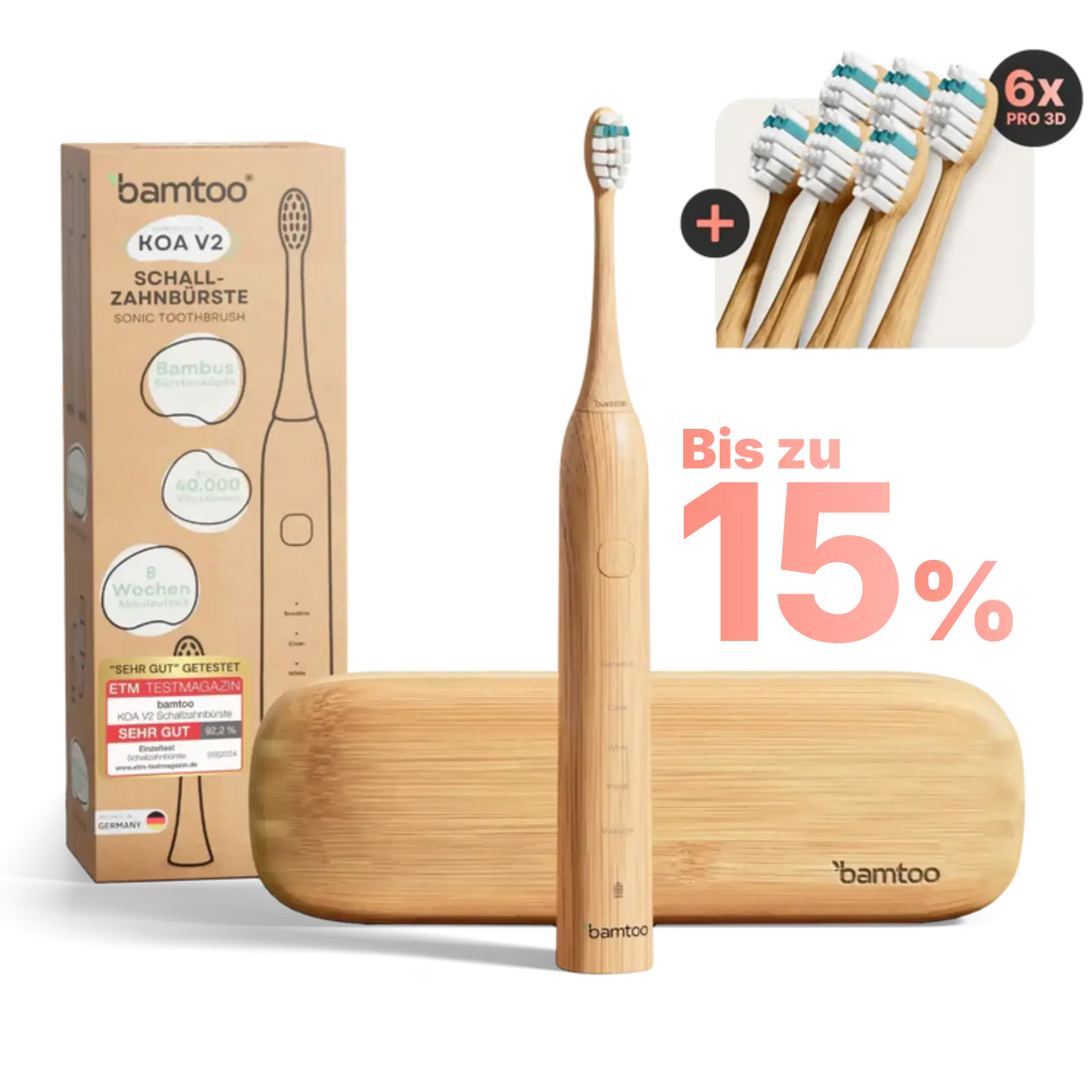Nachhaltige Schallzahnbürste - XMAS Bundle