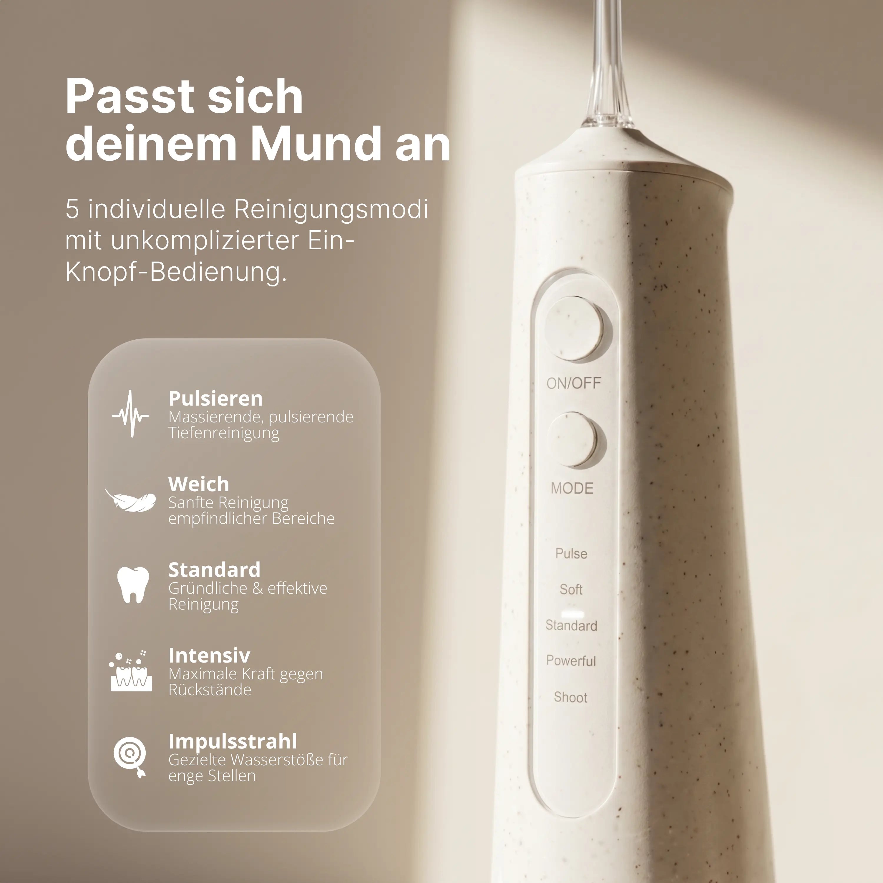 Schallzahnbürste & Munddusche - Complete Clean