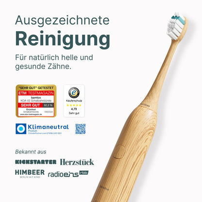 Nachhaltige Schallzahnbürste - Pro 3D Bundle