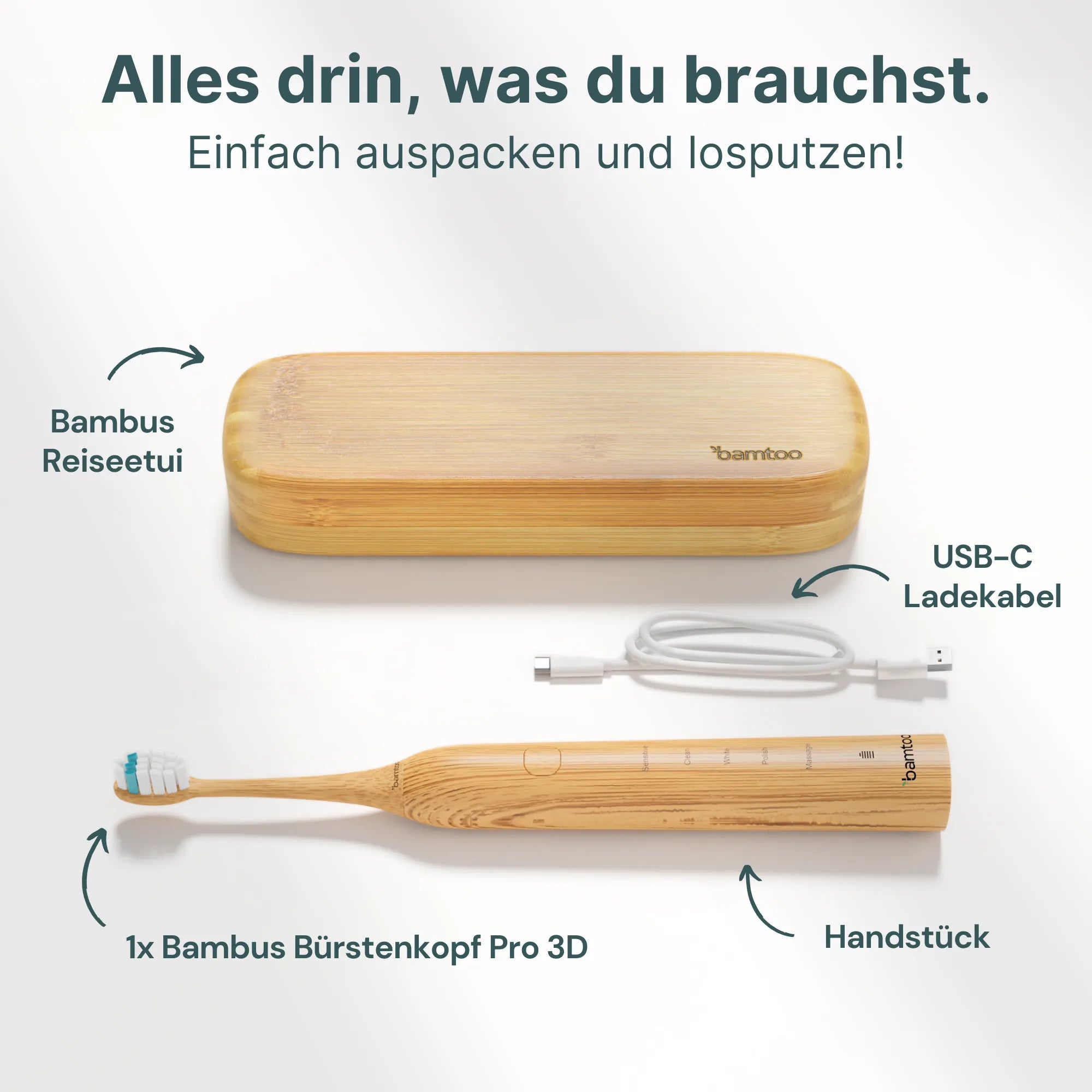 Nachhaltige Schallzahnbürste