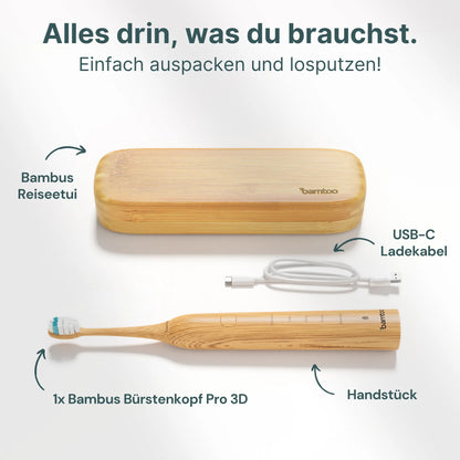 Nachhaltige Schallzahnbürste