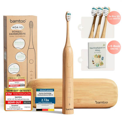 Nachhaltige Schallzahnbürste - Sparset