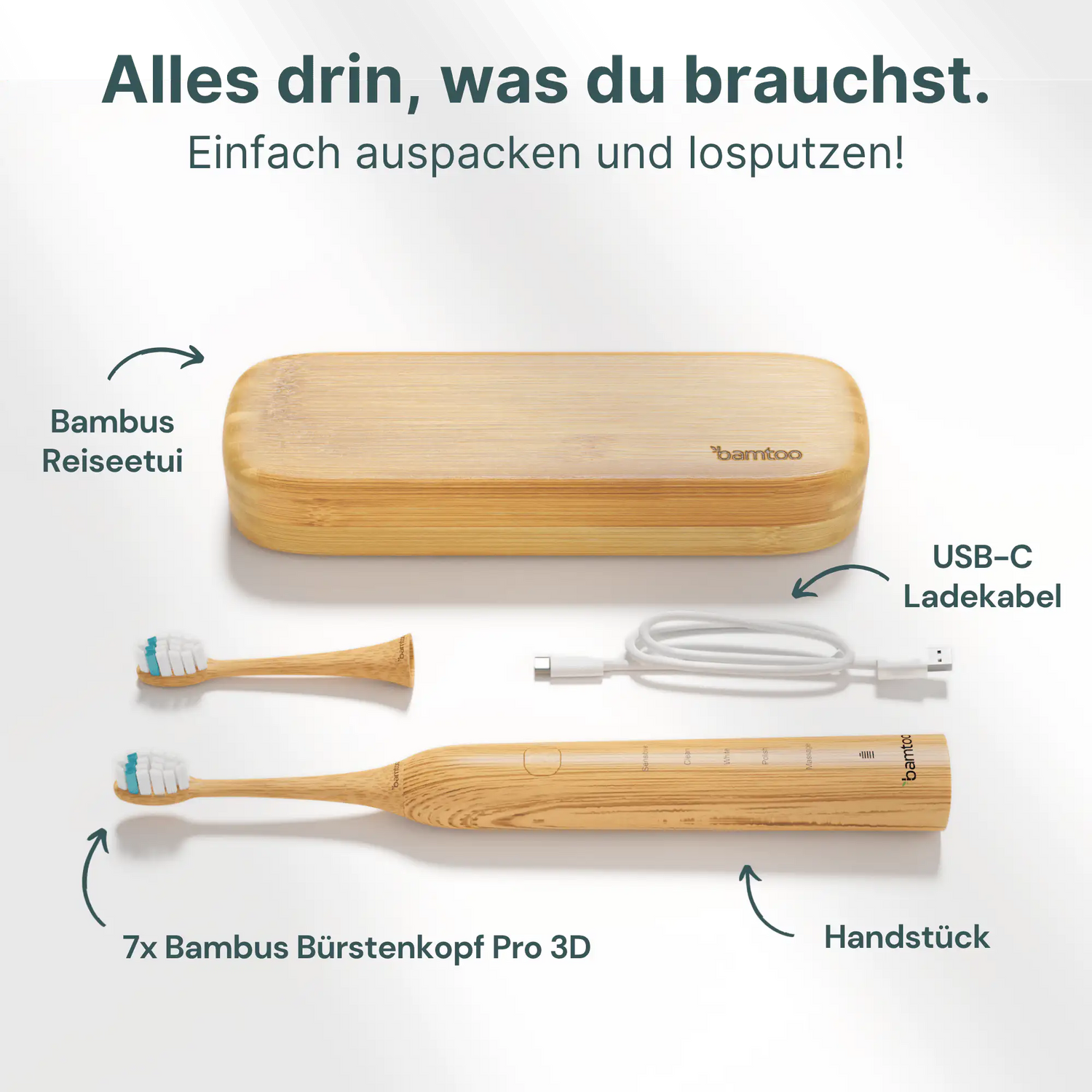 Nachhaltige Schallzahnbürste - Black Week Bundle