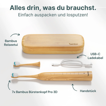 Nachhaltige Schallzahnbürste - Black Week Bundle