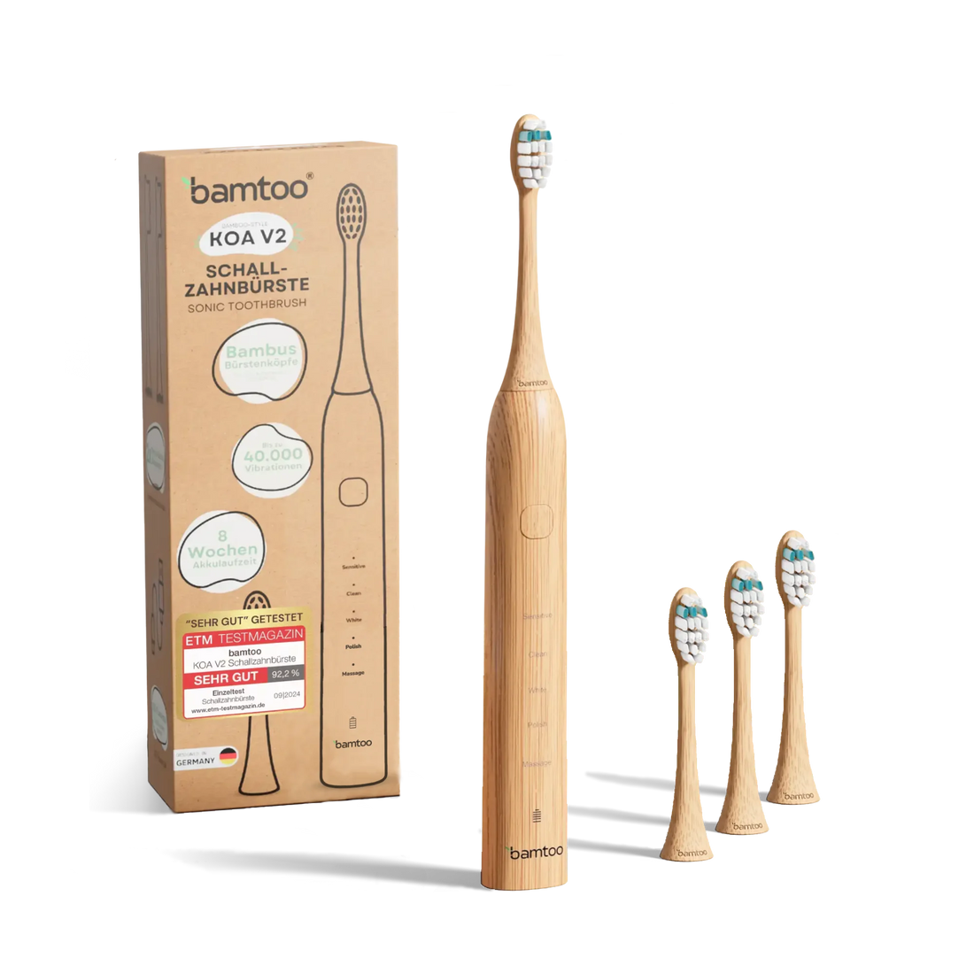 Nachhaltige Schallzahnbürste - Pro 3D Set